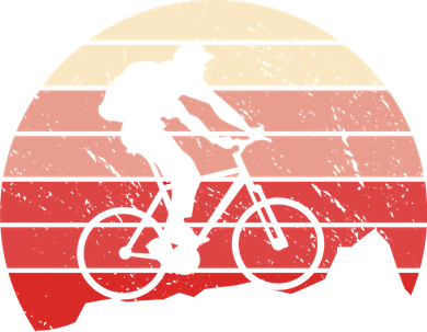 Mountain Bike Retro Backpack