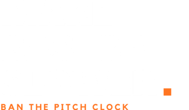 MAKE BASEBALL SLOWER Ban The Pitch Clock Humor Funny Pajama Set