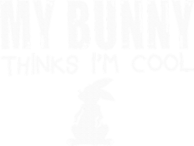 My Bunny Thinks IM Cool Rabbit Women's Hoodie