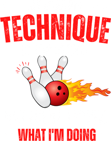 My Bowling Technique Is Top Secret Cool Bowling Design wo Tote Bag