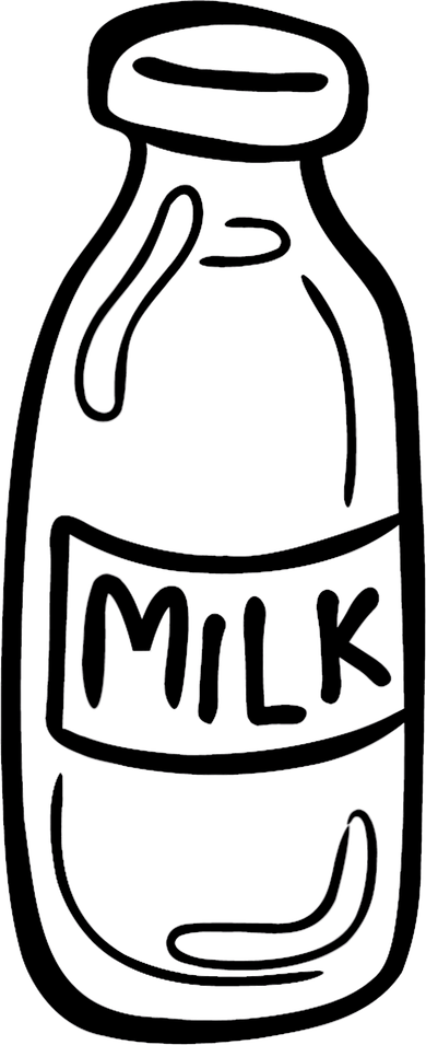 Milk Bottle With Milk Costume Shirt Toddler T-Shirt