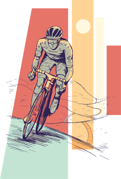 Male Cyclist Women's Tank Top