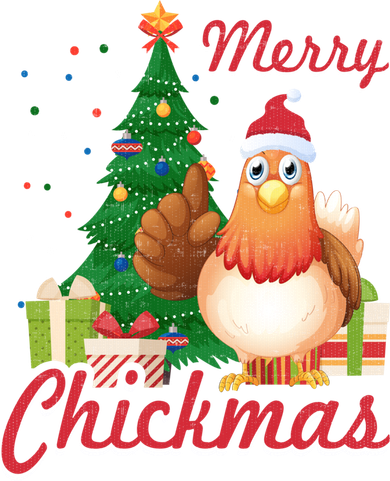 Merry Chickmas Chicken Christmas Funny Gift Xmas Gift Meaningful Gift Women's T-Shirt