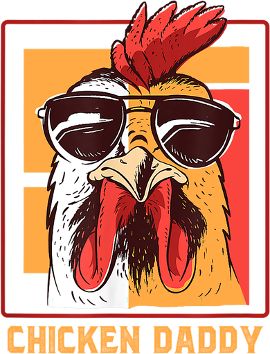 Mens Chicken Daddy Vintage Poultry Farmer Rooster Wearing Shades Gift Women's Tank Top