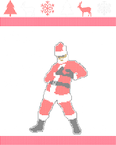 Mrs. C Do You Love Me Ugly Christmas Sweater Button