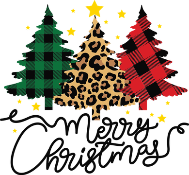 Merry Christmas Holiday Trees Women's Long Sleeve Shirt