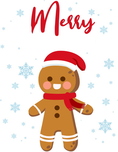 Merry Christmas Gingerbread Women's Dry Zone Grid Polo
