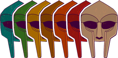Multi Color MF DOOM Masks Visor