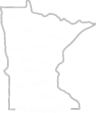 Minnesota Common Phrase Funny Midwestern Design Button