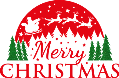 Merry Christmas Santa Reindeer Holiday Gift Mousepad