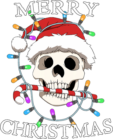 Merry Christmas Skull Skeleton Hat