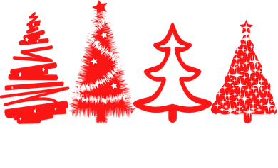 Merry Chirstmas Tree Kids Hoodie
