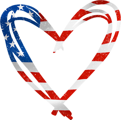 Memorial Day And 4th July Partiotic Heart Gift Kids Hoodie