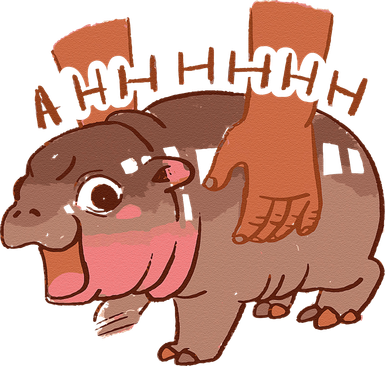 Moo Deng Bouncy Pig In Thai Picture The Cute Baby Hippo Gift Women's Hoodie