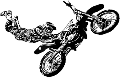 Motocross Dirt Bike Toddler Long Sleeve