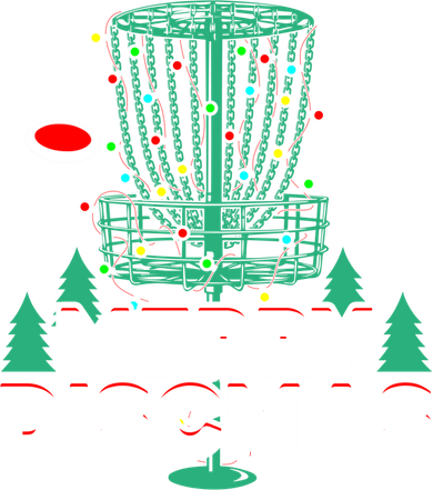 Merry Discmas Disc Golf Frisbee Christmas Xmas Funny Sweatshirt
