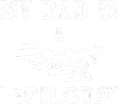 My Dad Is A Pilot Airplane Aviation Pilot's Aeroplane Doggie Tank