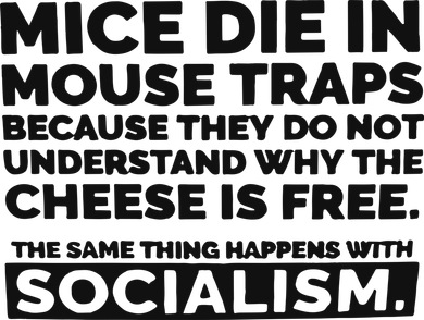 Mice Die In Mouse Traps Because They Don’t Understand Why The Cheese Is Free Magnet
