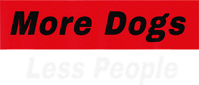 More Dogs Less People Funny Dog Lover Humain Hater Humor Women's V-Neck T-Shirt