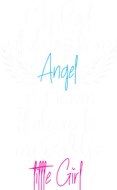 My Dad My Angel In Heaven In Loving Memory Of My Dad Golf Towel