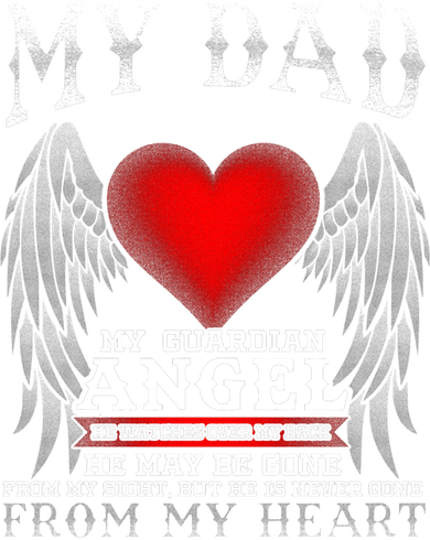 My Dad My Hero My Guardian Angel! Father's Day Gift Golf Towel