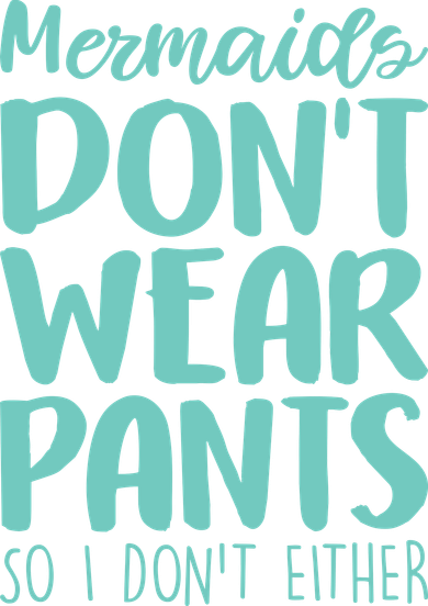 Mermaid Don't Wear Pants Toddler Hoodie