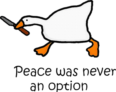 Murder Duck Untitled Duck Game Duck With Knife Meme Kids Sweatshirt