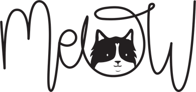 Meow Cat Calligraphy Coaster