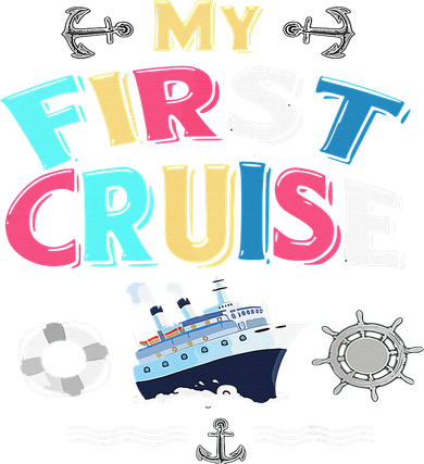 My First Cruise  Girls Boys Cruising and Sailing Women's Tank Top