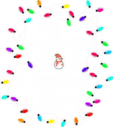 My Favorite Color Is Xmas Christmas Lights Backpack
