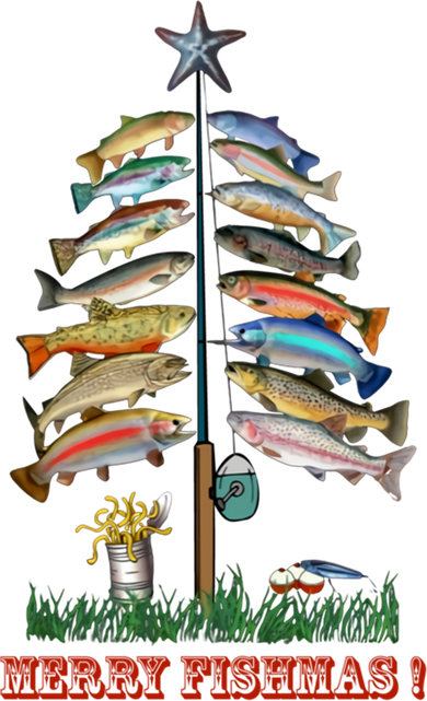 Merry Fishmas Christmas Fish Tree Meaningful Gift Ornament