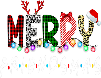 Merry Friendsmas Friends Christmas Matching Xmas Gift Hat