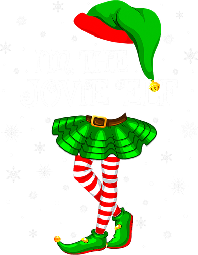 Matching Family Group I'm The Jovie Elf Christmas Button