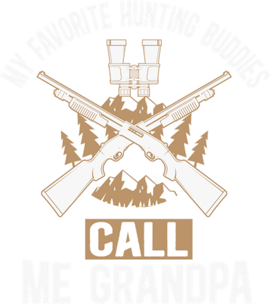My Favorite Hunting Buddies Call Me Grandpa Hunting Buddy Funny Gift Backpack