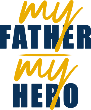 My Father My Hero Cute Dad Gift Coaster