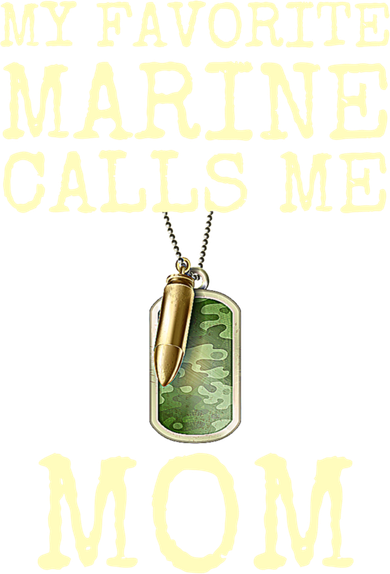 My Favorite Marine Calls Me Mom Cool Gift Women's T-Shirt