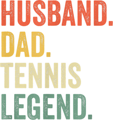 Mens Funny Tennis Player Husband Dad Tennis Legend Vintage TShirt Tote Bag