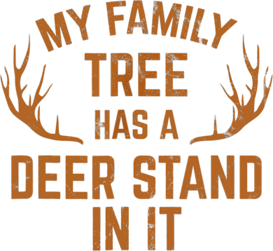 My Family Tree Has A Deer Stand In It Hunting Kids T-Shirt