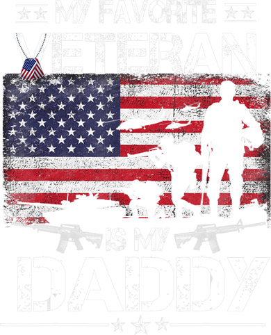 My Favorite Veteran Is My Daddy Flag Father Veterans Day 11oz C Handle Ceramic Mug