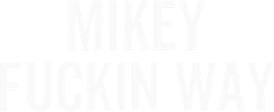 Mikey Fuckin Way Music Quote Text Phrase Kids Long Sleeve Shirt