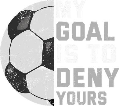 My Goal Is To Deny Yours Soccer Goalie Funny Soccer Lover Kids T-Shirt