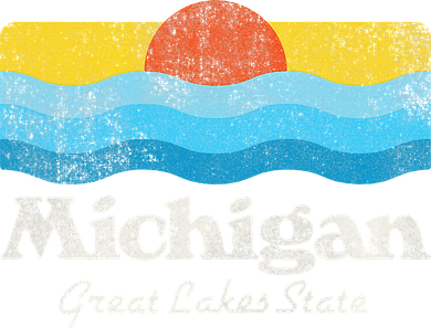 Michigan Great Lakes State Mousepad