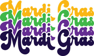 Mardi Gras New Orleans Retro Kids Sweatshirt