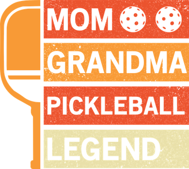 Mom Grandma Pickleball Legend Paddle Gift For Pickleball Kids Long Sleeve Shirt