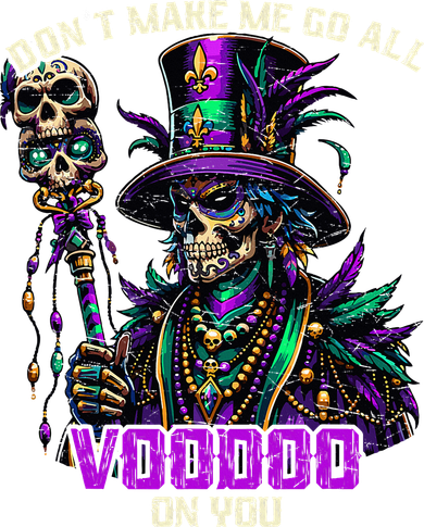 Mardi Gras Priest Hat New Orleans Witch Doctor Voodoo  Kids Hoodie