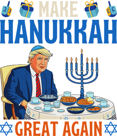 Make Hanukkah Great Again Donald Trump Dinner Jewish Hat