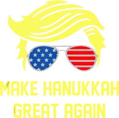 Make Hanukkah Great Again Trump 47 Hanukkah Miracle Victory Baby Bodysuit