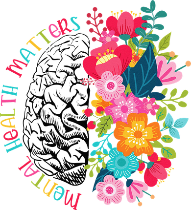 Mental Health Matters Gift Human Brain Illness Awareness Coaster