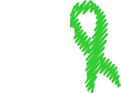 Mental Health Matters Green Ribbon Tal Health Awareness Great Gift Ceramic Ornament