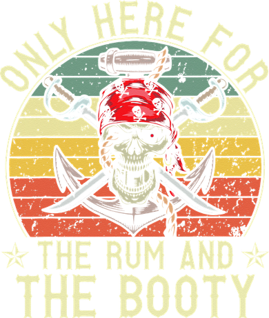 mb Here Only For The Rum And The Booty Pirate Halloween Tumbler